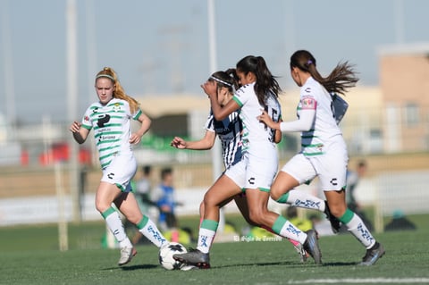 Santos Laguna vs Rayadas de Monterrey femenil Sub 17, jornada 1 clausura 2022