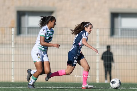 Santos Laguna vs Rayadas de Monterrey femenil Sub 17, jornada 1 clausura 2022
