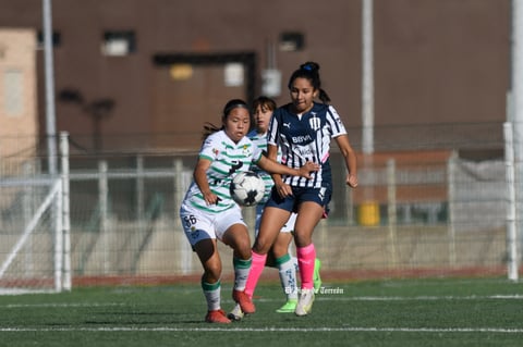 Santos Laguna vs Rayadas de Monterrey femenil Sub 17, jornada 1 clausura 2022
