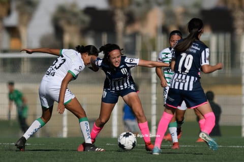 Santos Laguna vs Rayadas de Monterrey femenil Sub 17, jornada 1 clausura 2022