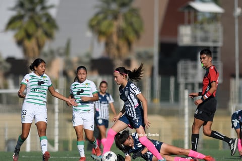 Santos Laguna vs Rayadas de Monterrey femenil Sub 17, jornada 1 clausura 2022