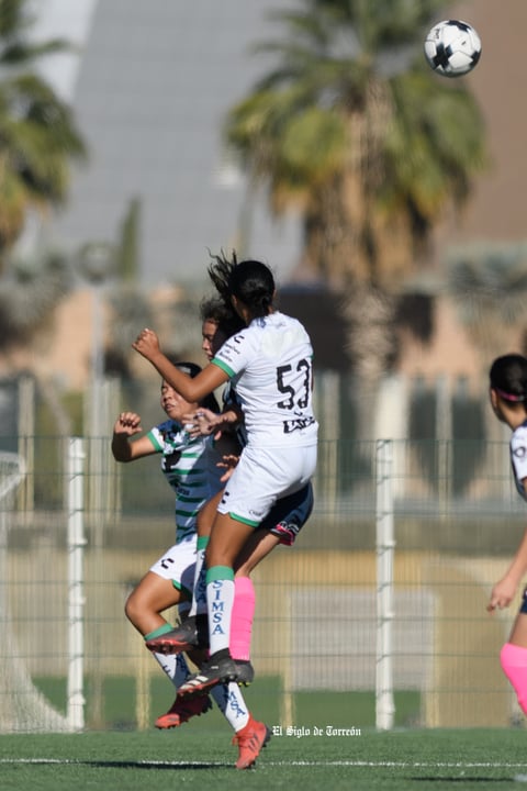 Santos Laguna vs Rayadas de Monterrey femenil Sub 17, jornada 1 clausura 2022