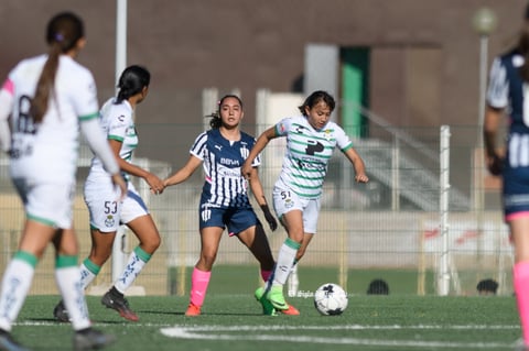 Santos Laguna vs Rayadas de Monterrey femenil Sub 17, jornada 1 clausura 2022