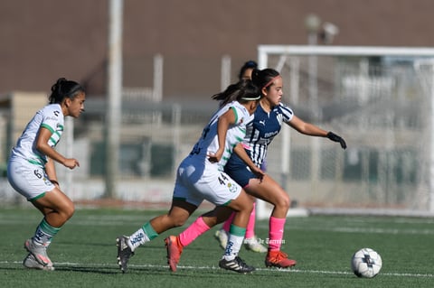 Santos Laguna vs Rayadas de Monterrey femenil Sub 17, jornada 1 clausura 2022