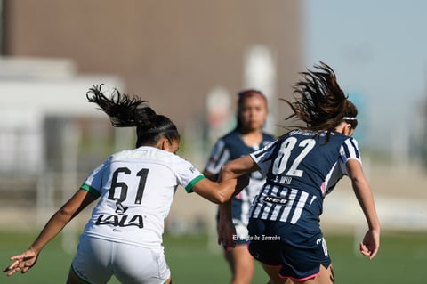Santos Laguna vs Rayadas de Monterrey femenil Sub 17, jornada 1 clausura 2022