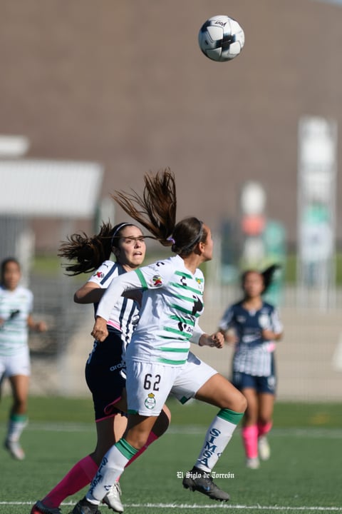 Santos Laguna vs Rayadas de Monterrey femenil Sub 17, jornada 1 clausura 2022
