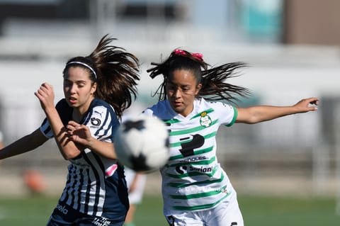 Santos Laguna vs Rayadas de Monterrey femenil Sub 17, jornada 1 clausura 2022