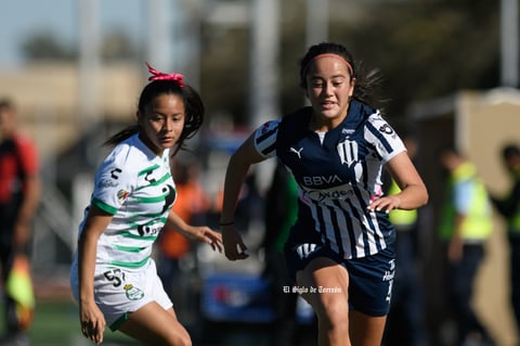Santos Laguna vs Rayadas de Monterrey femenil Sub 17, jornada 1 clausura 2022