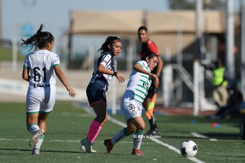 Santos Laguna vs Rayadas de Monterrey femenil Sub 17, jornada 1 clausura 2022
