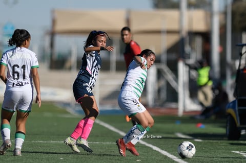 Santos Laguna vs Rayadas de Monterrey femenil Sub 17, jornada 1 clausura 2022