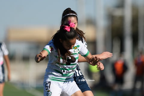 Santos Laguna vs Rayadas de Monterrey femenil Sub 17, jornada 1 clausura 2022