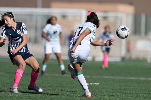 Santos Laguna vs Rayadas de Monterrey femenil Sub 17, jornada 1 clausura 2022