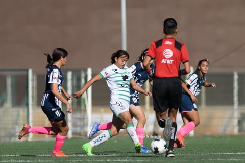 Santos Laguna vs Rayadas de Monterrey femenil Sub 17, jornada 1 clausura 2022