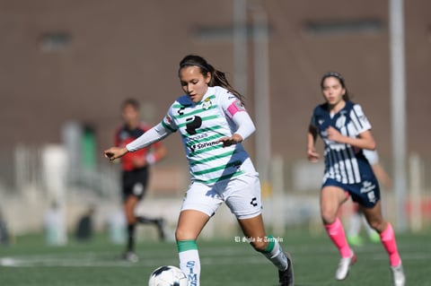 Santos Laguna vs Rayadas de Monterrey femenil Sub 17, jornada 1 clausura 2022