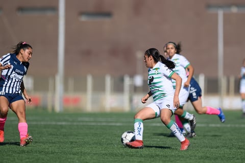Santos Laguna vs Rayadas de Monterrey femenil Sub 17, jornada 1 clausura 2022