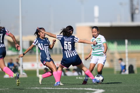 Santos Laguna vs Rayadas de Monterrey femenil Sub 17, jornada 1 clausura 2022