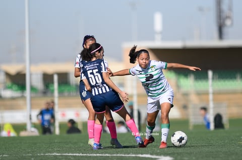 Santos Laguna vs Rayadas de Monterrey femenil Sub 17, jornada 1 clausura 2022