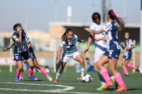 Santos Laguna vs Rayadas de Monterrey femenil Sub 17, jornada 1 clausura 2022