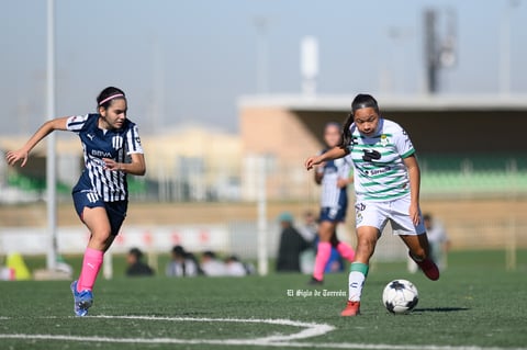 Santos Laguna vs Rayadas de Monterrey femenil Sub 17, jornada 1 clausura 2022