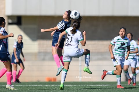 Santos Laguna vs Rayadas de Monterrey femenil Sub 17, jornada 1 clausura 2022