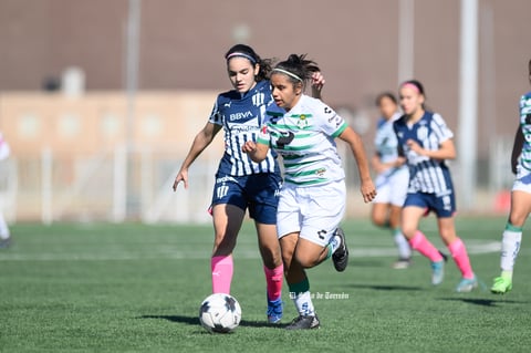 Santos Laguna vs Rayadas de Monterrey femenil Sub 17, jornada 1 clausura 2022