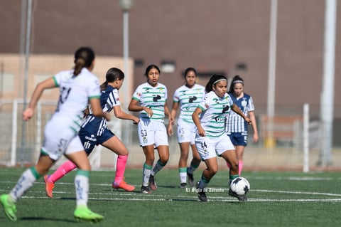 Santos Laguna vs Rayadas de Monterrey femenil Sub 17, jornada 1 clausura 2022