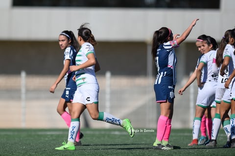 Santos Laguna vs Rayadas de Monterrey femenil Sub 17, jornada 1 clausura 2022