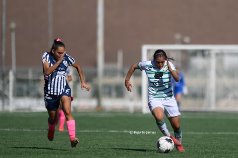 Santos Laguna vs Rayadas de Monterrey femenil Sub 17, jornada 1 clausura 2022