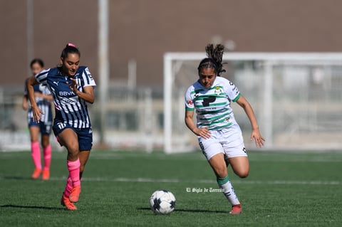 Santos Laguna vs Rayadas de Monterrey femenil Sub 17, jornada 1 clausura 2022