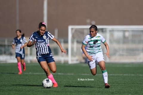 Santos Laguna vs Rayadas de Monterrey femenil Sub 17, jornada 1 clausura 2022