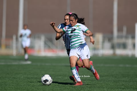 Santos Laguna vs Rayadas de Monterrey femenil Sub 17, jornada 1 clausura 2022