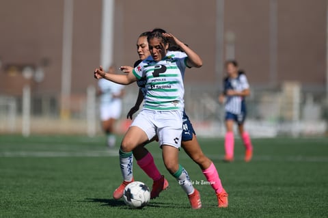 Santos Laguna vs Rayadas de Monterrey femenil Sub 17, jornada 1 clausura 2022