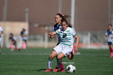 Santos Laguna vs Rayadas de Monterrey femenil Sub 17, jornada 1 clausura 2022
