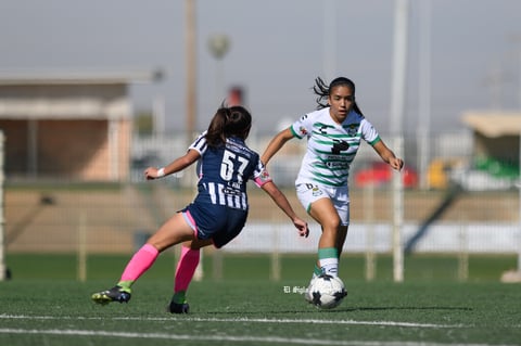 Santos Laguna vs Rayadas de Monterrey femenil Sub 17, jornada 1 clausura 2022