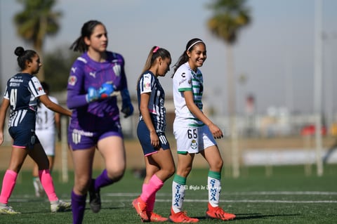 Santos Laguna vs Rayadas de Monterrey femenil Sub 17, jornada 1 clausura 2022