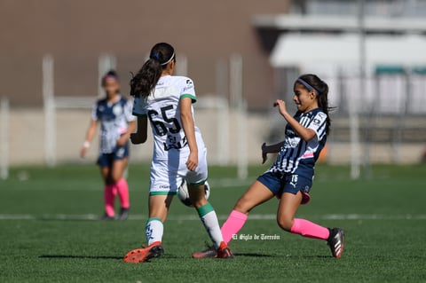 Santos Laguna vs Rayadas de Monterrey femenil Sub 17, jornada 1 clausura 2022