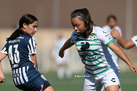 Santos Laguna vs Rayadas de Monterrey femenil Sub 17, jornada 1 clausura 2022