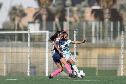 Santos Laguna vs Rayadas de Monterrey femenil Sub 17, jornada 1 clausura 2022