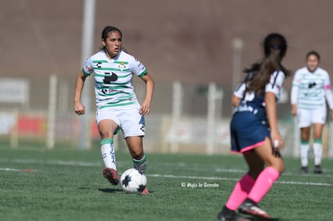 Santos Laguna vs Rayadas de Monterrey femenil Sub 17, jornada 1 clausura 2022
