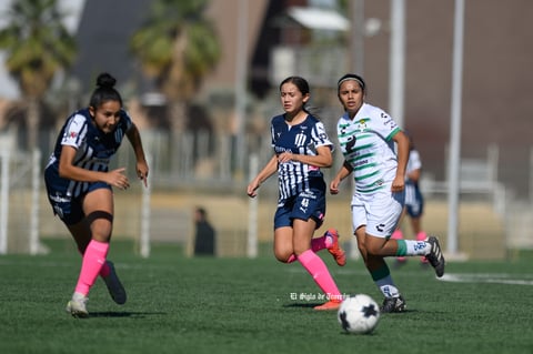 Santos Laguna vs Rayadas de Monterrey femenil Sub 17, jornada 1 clausura 2022