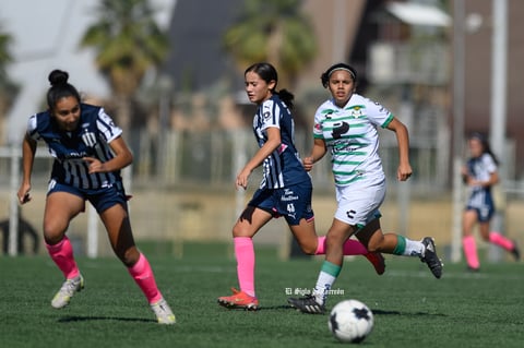Santos Laguna vs Rayadas de Monterrey femenil Sub 17, jornada 1 clausura 2022