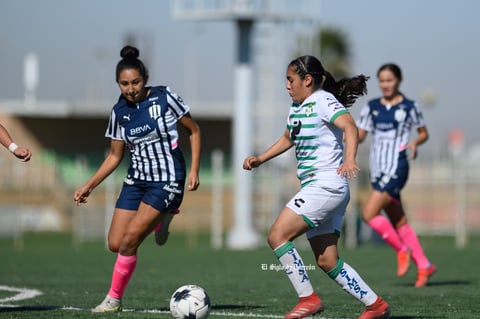 Santos Laguna vs Rayadas de Monterrey femenil Sub 17, jornada 1 clausura 2022