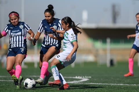 Santos Laguna vs Rayadas de Monterrey femenil Sub 17, jornada 1 clausura 2022