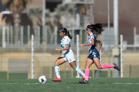 Santos Laguna vs Rayadas de Monterrey femenil Sub 17, jornada 1 clausura 2022