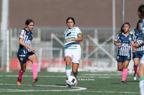 Santos Laguna vs Rayadas de Monterrey femenil Sub 17, jornada 1 clausura 2022