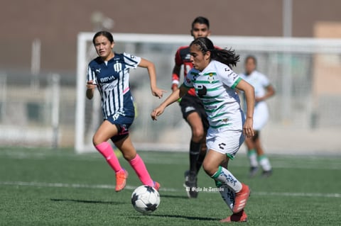 Santos Laguna vs Rayadas de Monterrey femenil Sub 17, jornada 1 clausura 2022