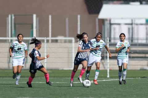 Santos Laguna vs Rayadas de Monterrey femenil Sub 17, jornada 1 clausura 2022
