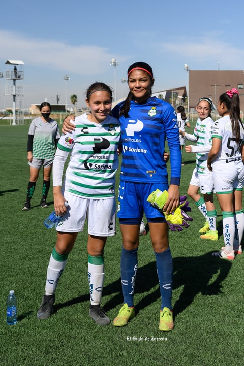 Santos Laguna vs Rayadas de Monterrey femenil Sub 17, jornada 1 clausura 2022