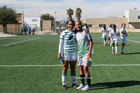Santos Laguna vs Rayadas de Monterrey femenil Sub 17, jornada 1 clausura 2022