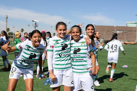 Santos Laguna vs Rayadas de Monterrey femenil Sub 17, jornada 1 clausura 2022